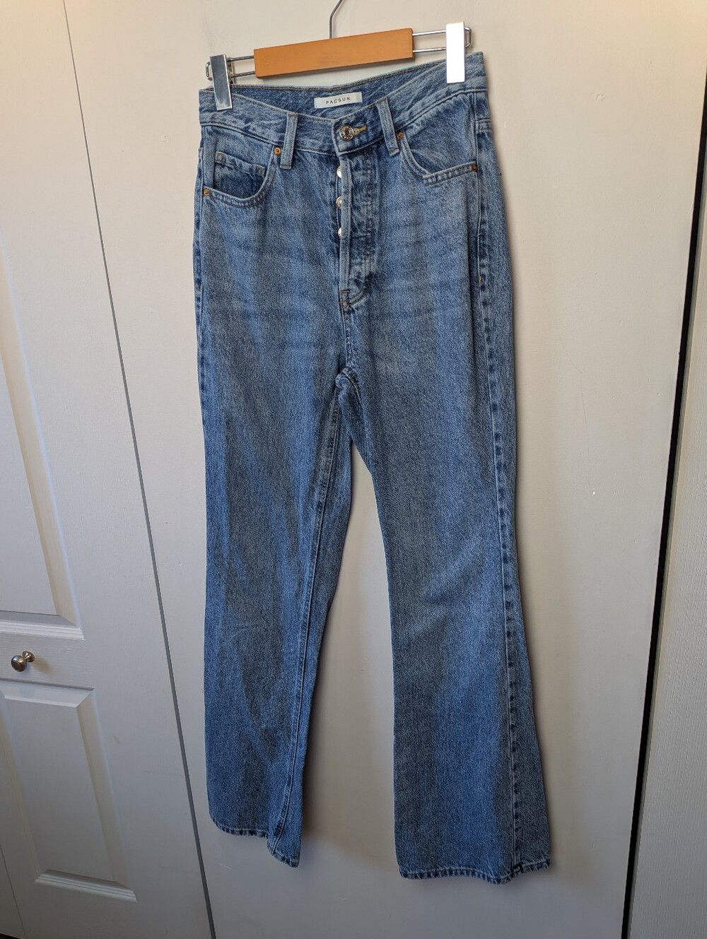 PACSUN High Rise Bootcut Size 26 Women 100% Cotton Blue Color Classic Jeans